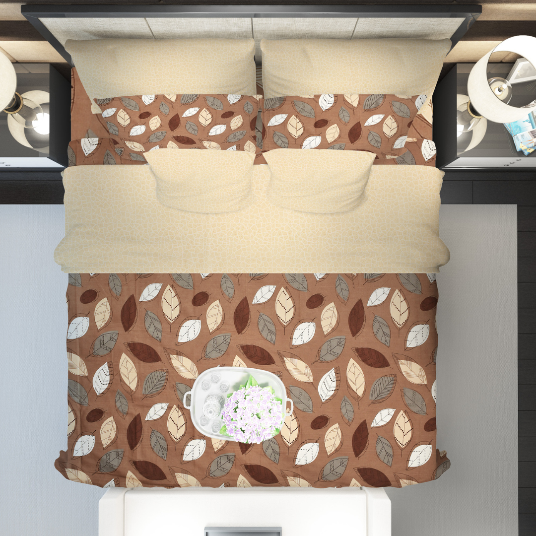 Bonafide Bedsheet – OOA 144 GSM Polyester King Size Set